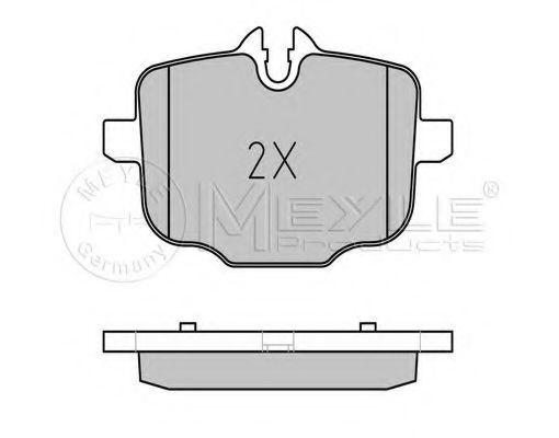 Тормозные колодки MEYLE 025 247 0318