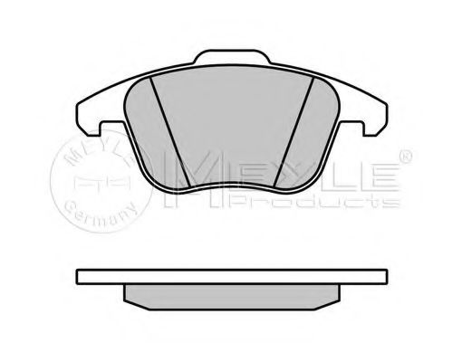 Тормозные колодки MEYLE 025 247 0520/W