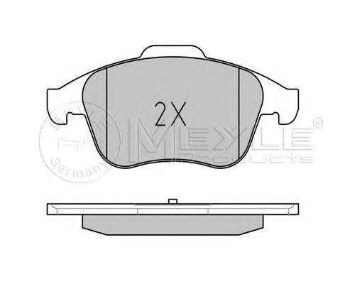 Тормозные колодки MEYLE 025 247 0917