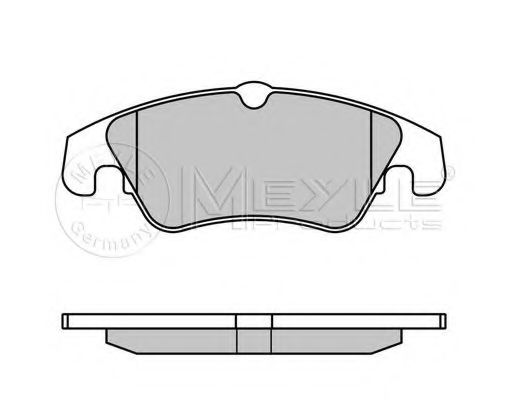 Тормозные колодки MEYLE 025 247 4319/W