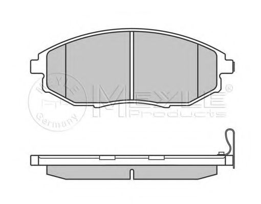 Тормозные колодки MEYLE 025 248 6417/W