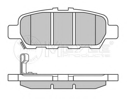 Тормозные колодки MEYLE 025 248 7113/W