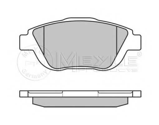 Тормозные колодки MEYLE 025 248 8318
