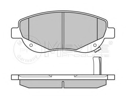 Тормозные колодки MEYLE 025 249 4619/W