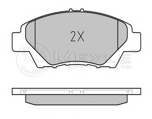 Тормозные колодки MEYLE 025 249 7915/W