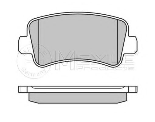 Тормозные колодки MEYLE 025 251 1218/W