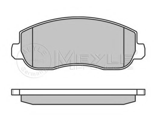 Тормозные колодки MEYLE 025 251 4718/W