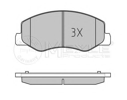 Тормозные колодки MEYLE 025 251 7218/W