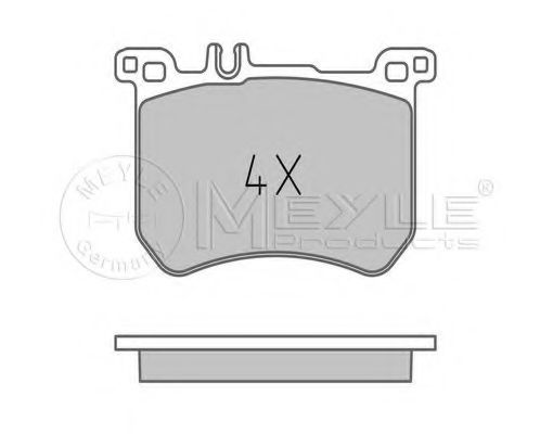 Тормозные колодки MEYLE 025 251 8317