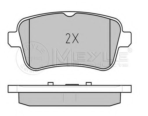 Тормозные колодки MEYLE 025 252 1516/PD