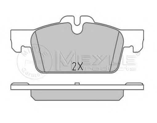 Тормозные колодки MEYLE 025 252 2217