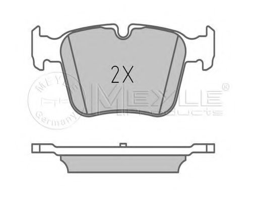 Тормозные колодки MEYLE 025 253 5416