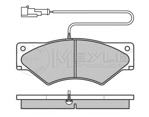 Тормозные колодки MEYLE 025 291 0720/W