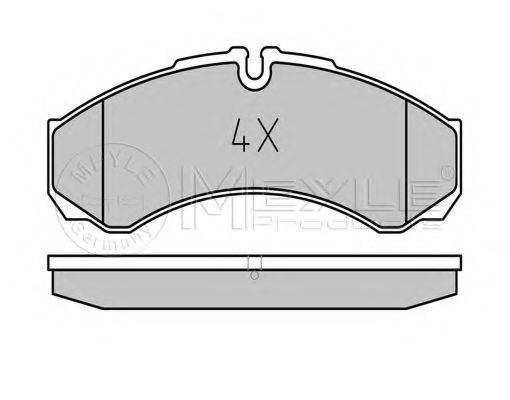 Тормозные колодки MEYLE 025 291 2120