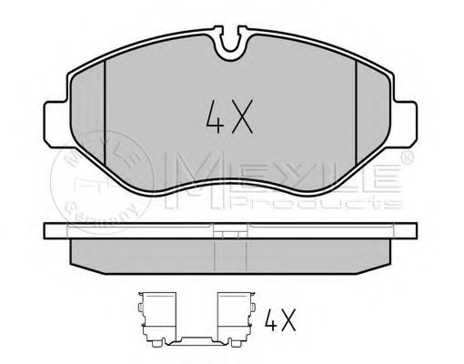 Тормозные колодки MEYLE 025 291 9220