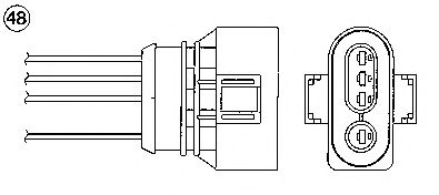 Лямбда-зонд NGK 90698 Лямбда-зонд NGK 90698