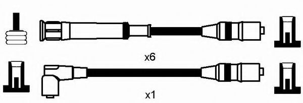 Комплект проводов зажигания NGK 0561