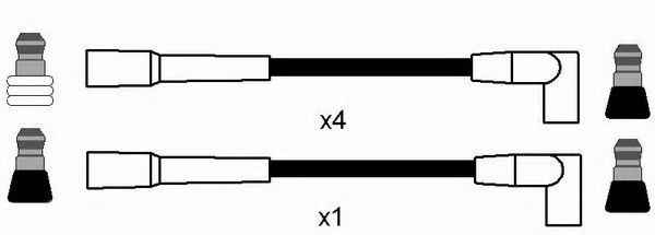 Комплект проводов зажигания NGK 0778