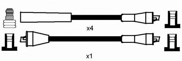 Комплект проводов зажигания NGK 0772