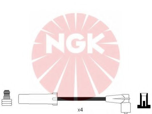 Комплект проводов зажигания NGK 4054 Комплект проводов зажигания NGK 4054