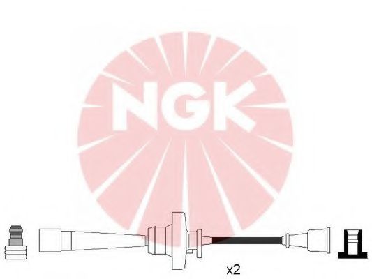 Комплект проводов зажигания NGK 4104 Комплект проводов зажигания NGK 4104