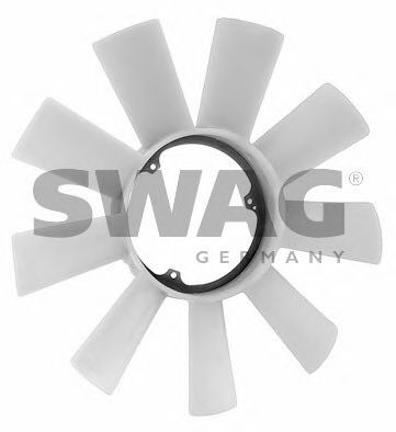 Крыльчатка вентилятора охлаждения двигателя SWAG 10 91 5879