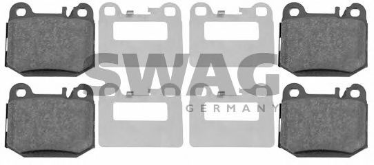 Тормозные колодки SWAG 10 91 6437