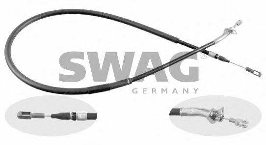 Трос ручного тормоза SWAG 10 92 1263