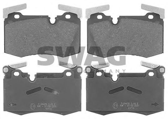 Тормозные колодки SWAG 11 11 6145