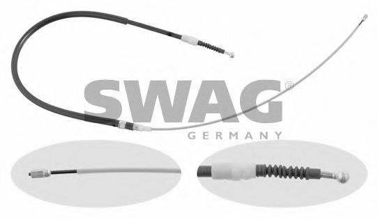 Трос ручного тормоза SWAG 30 93 0727