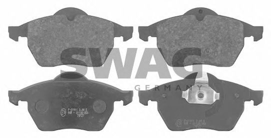 Тормозные колодки SWAG 40 91 6107