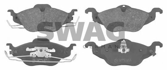 Тормозные колодки SWAG 40 91 6233
