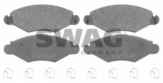 Тормозные колодки SWAG 62 91 6575