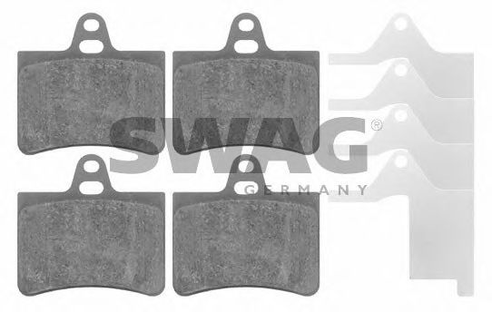 Тормозные колодки SWAG 64 91 6420