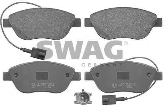 Тормозные колодки SWAG 70 11 6057