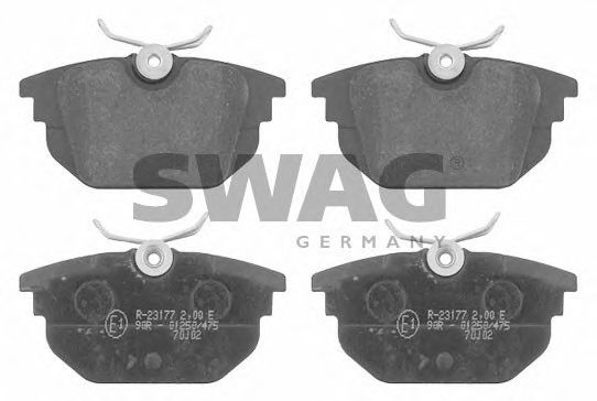 Тормозные колодки SWAG 70 91 6172