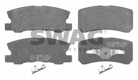 Тормозные колодки SWAG 80 91 6583
