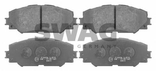 Тормозные колодки SWAG 81 91 6650