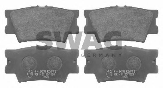 Тормозные колодки SWAG 81 91 6651