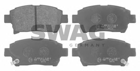 Тормозные колодки SWAG 81 91 6725