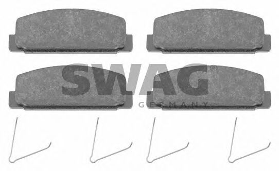 Тормозные колодки SWAG 83 91 6500