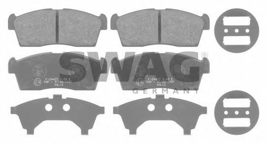 Тормозные колодки SWAG 84 91 6740