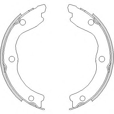 Тормозные колодки барабанные ROADHOUSE 4736.00