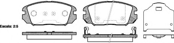 Тормозные колодки REMSA 1204.02