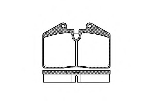 Тормозные колодки REMSA 0140.10