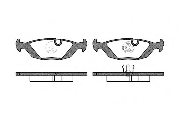 Тормозные колодки REMSA 0155.10