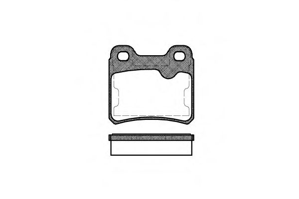 Тормозные колодки REMSA 0282.10