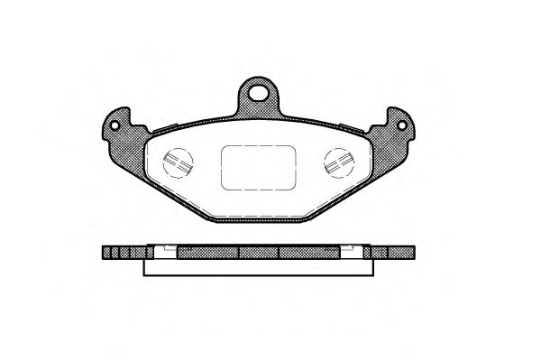 Тормозные колодки REMSA 0345.20