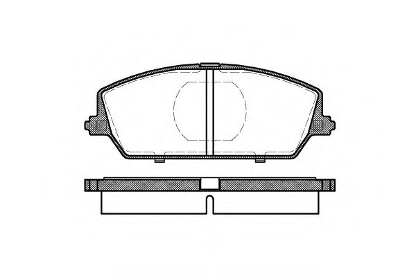 Тормозные колодки REMSA 0387.00