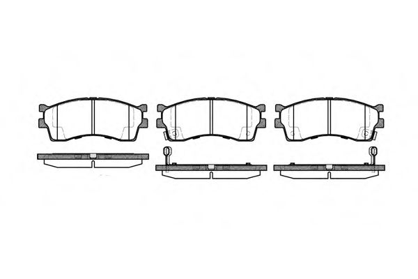 Тормозные колодки REMSA 0415.32